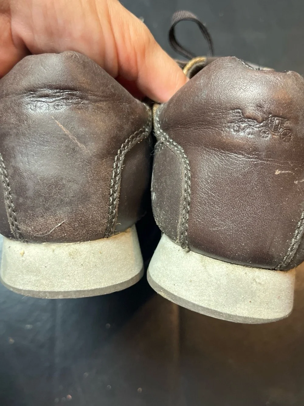 Coach Rebecca brown and tan sneakers size 9